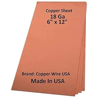 18 ga copper sheet metal|18ga metal sheet price.